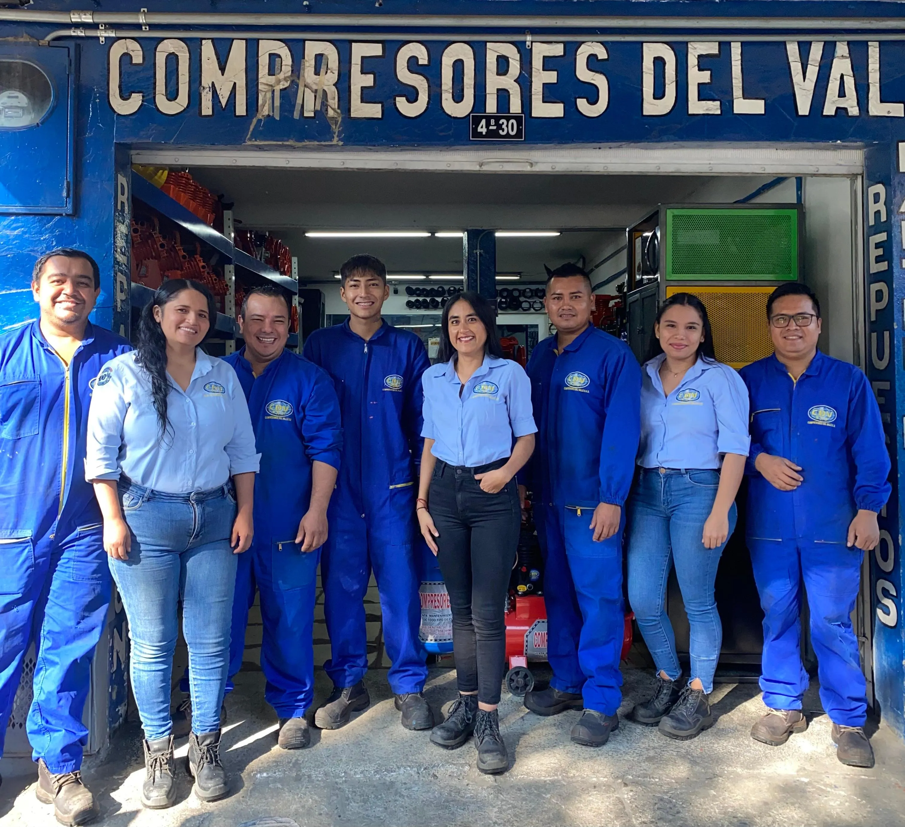 Equipo de trabajo de Compresores del Valle